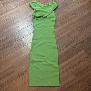 NWT Zara Knit Wrap Neckline Dress
